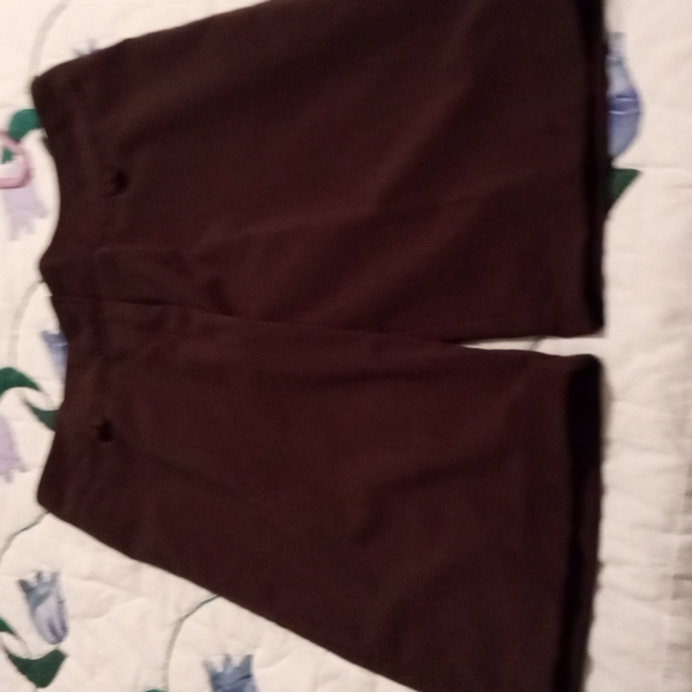 Brown dress shorts
